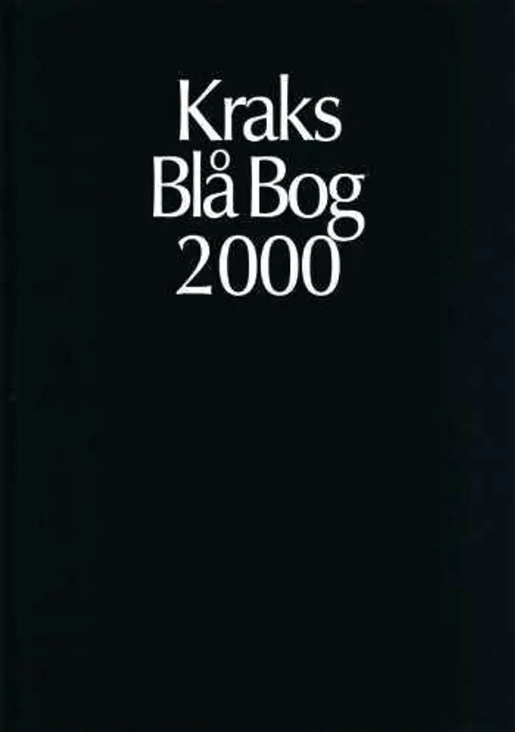 Kraks Blå Bog, Årgang 2000