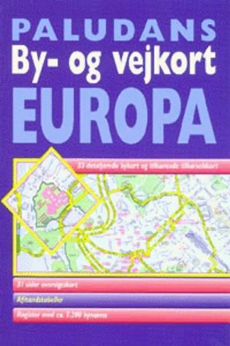 Paludans by- og vejkort - Europa