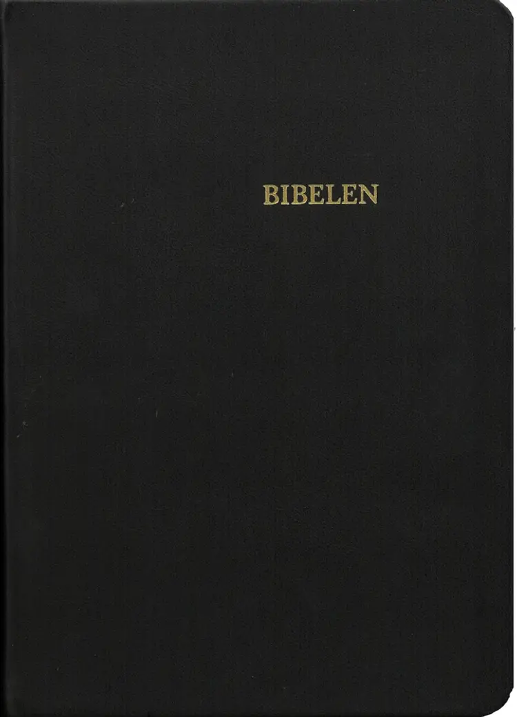 Bibelen i sort skind
