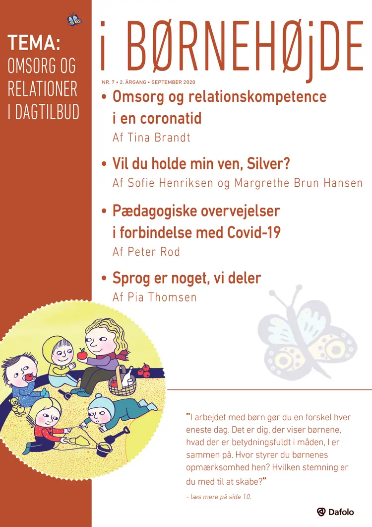 I børnehøjde Nr. 2. 2. Årgang - september 2020 af Margrethe Brun Hansen