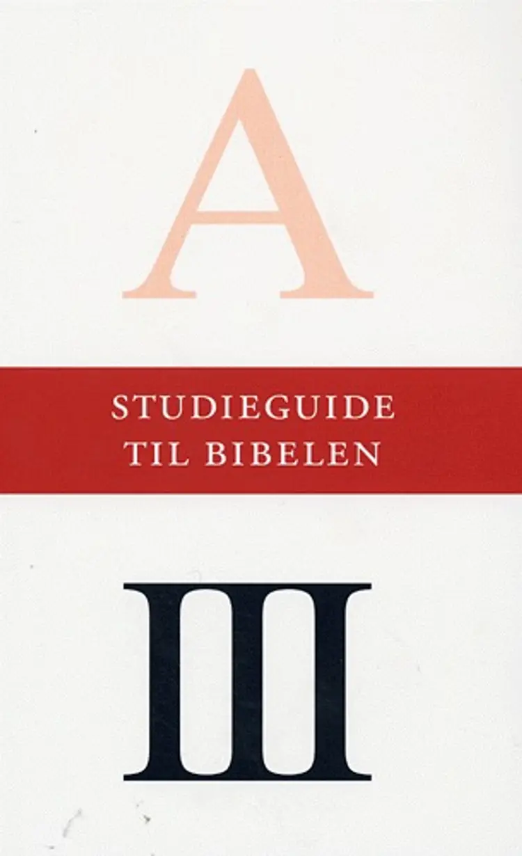 Studieguide til Bibelen af Alan M. Stibbs