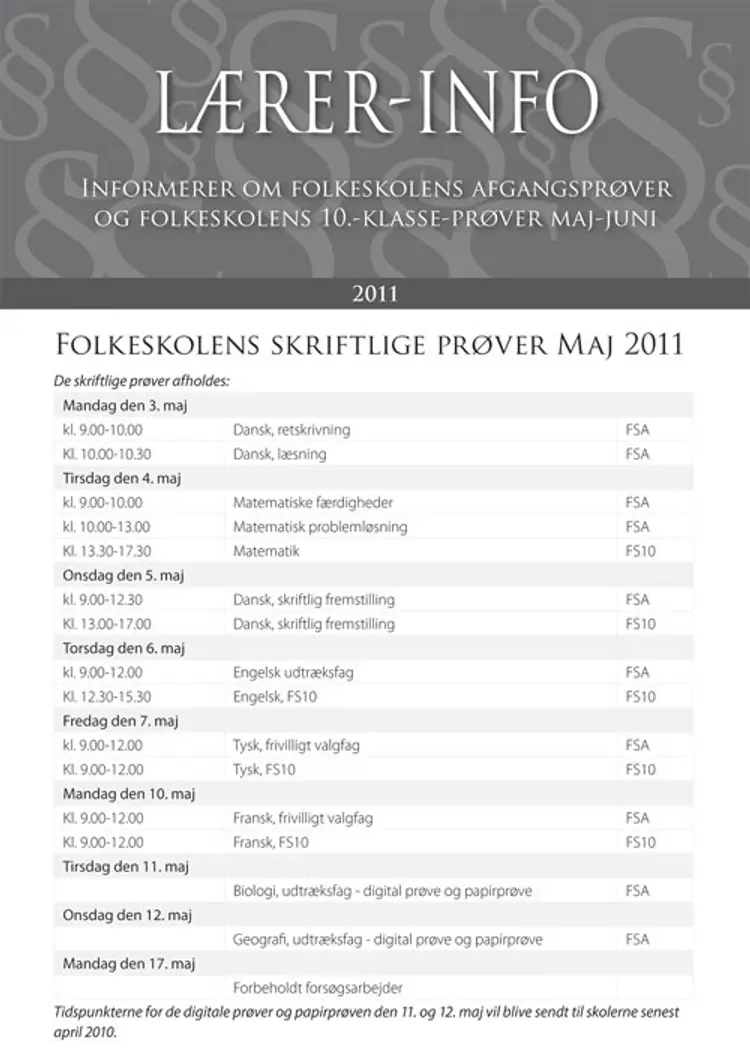 Lærer-info af Niels Plischewski