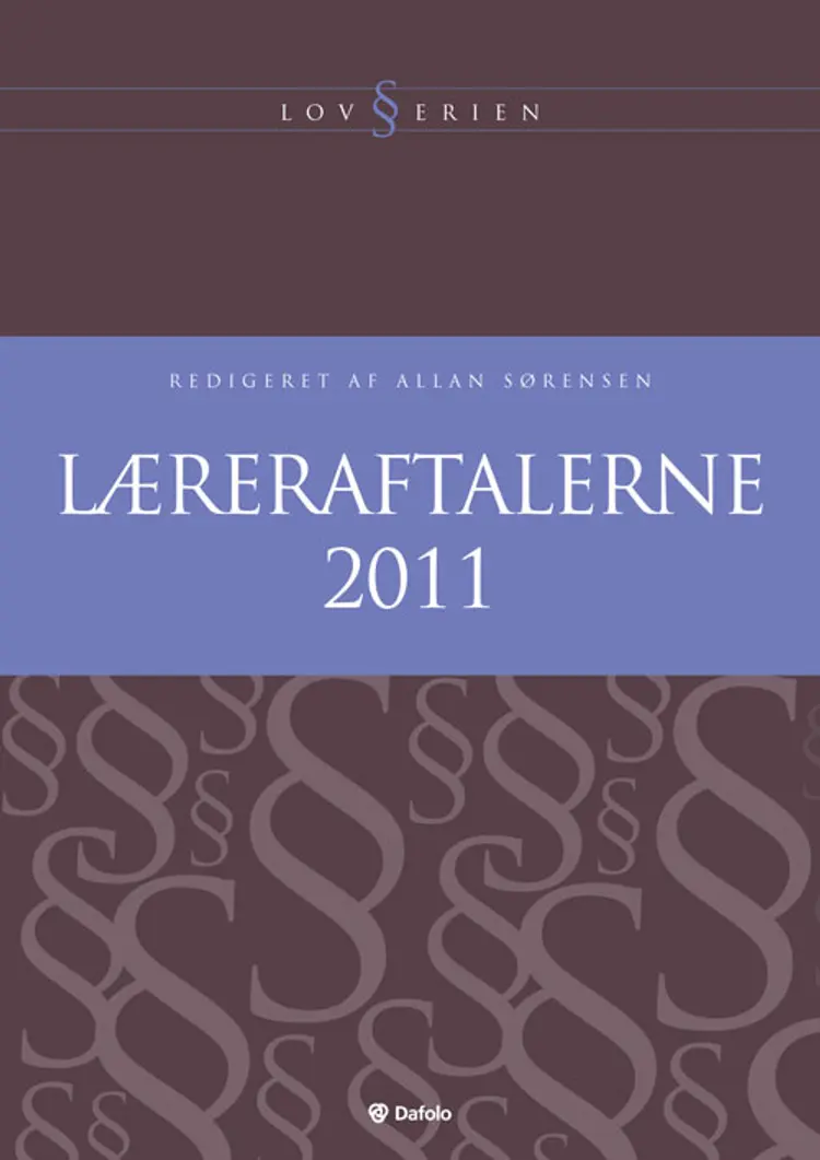 Læreraftalerne 2011 af Allan Sørensen
