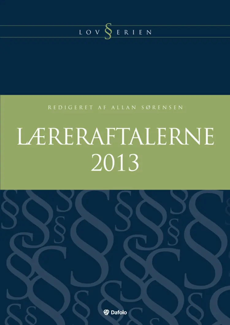 Læreraftalerne 2013 af Allan Sørensen