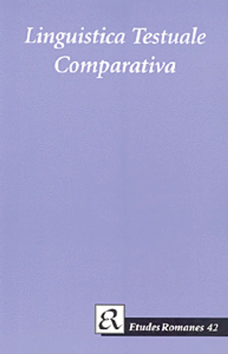 Linguistica testuale comparativa