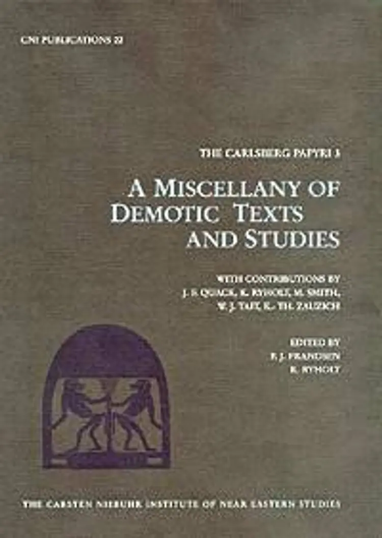 The Carlsberg papyri af P.J. Frandsen