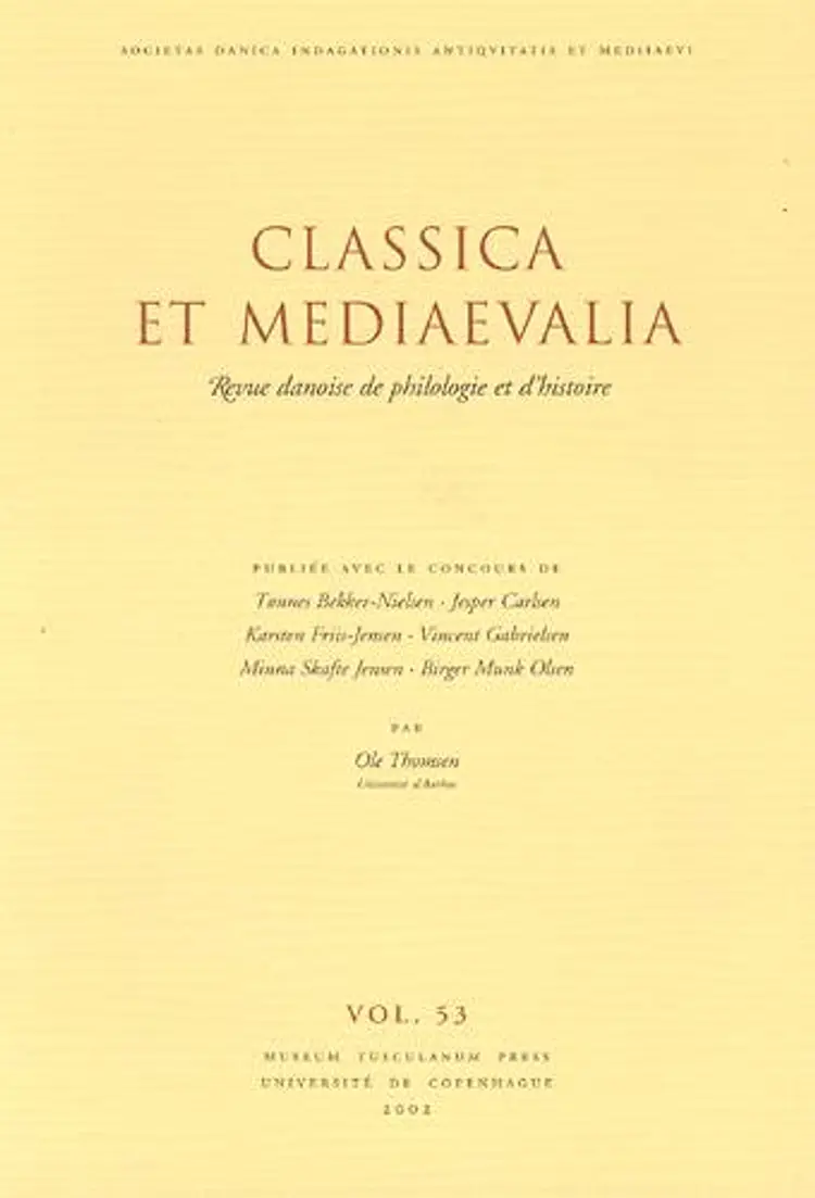 Classica et mediaevalia af Ole Thomsen