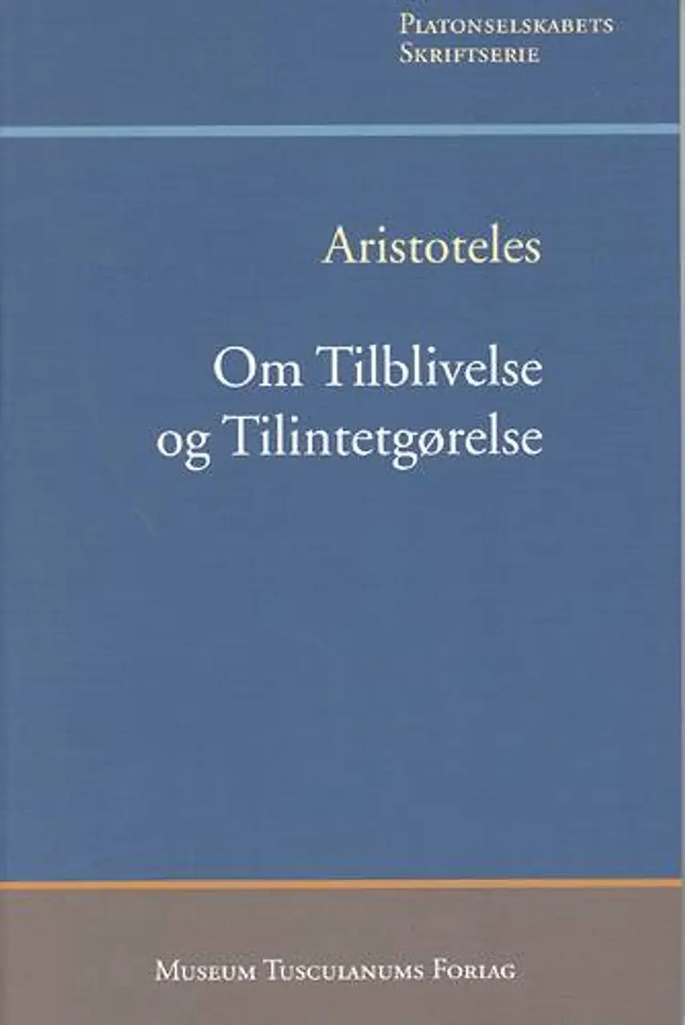 Om tilblivelse og tilintetgørelse af Aristoteles