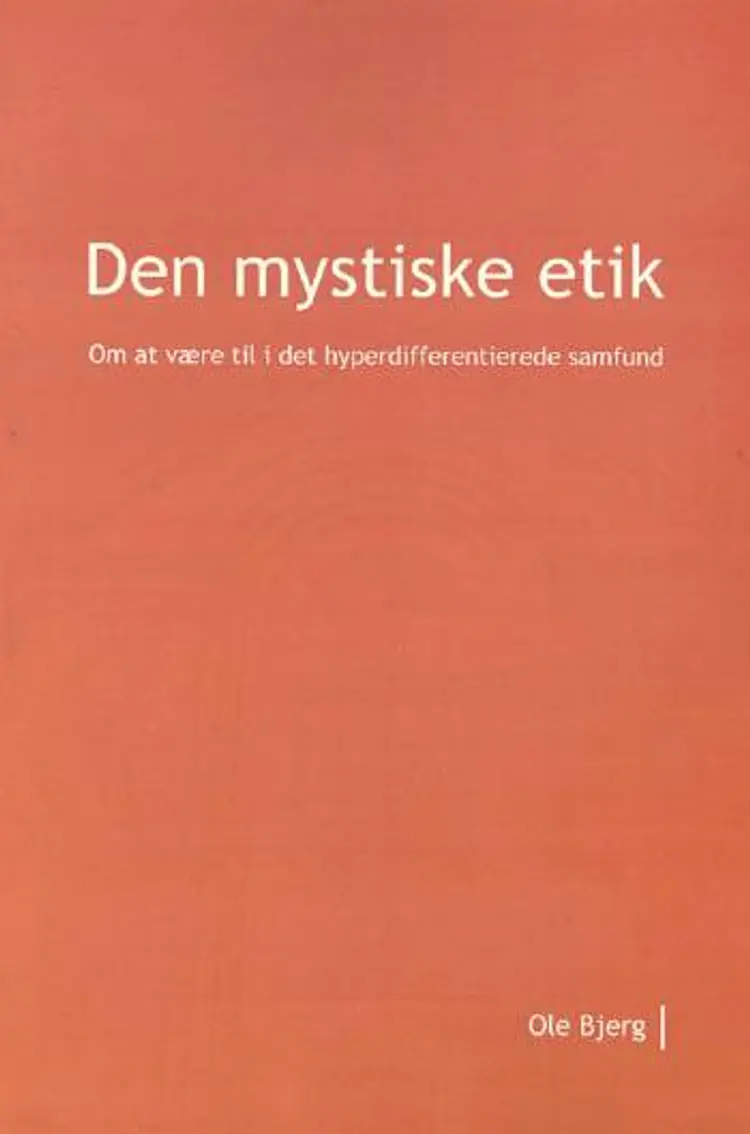 Ph.D.-afhandling af Ole Bjerg
