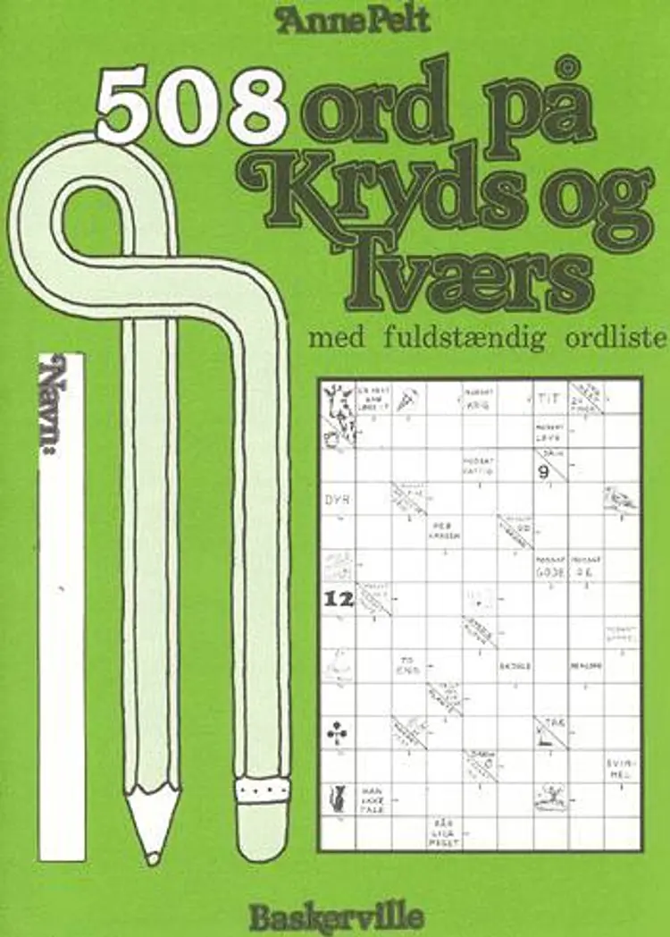 508 ord på kryds og tværs af Anne Pelt