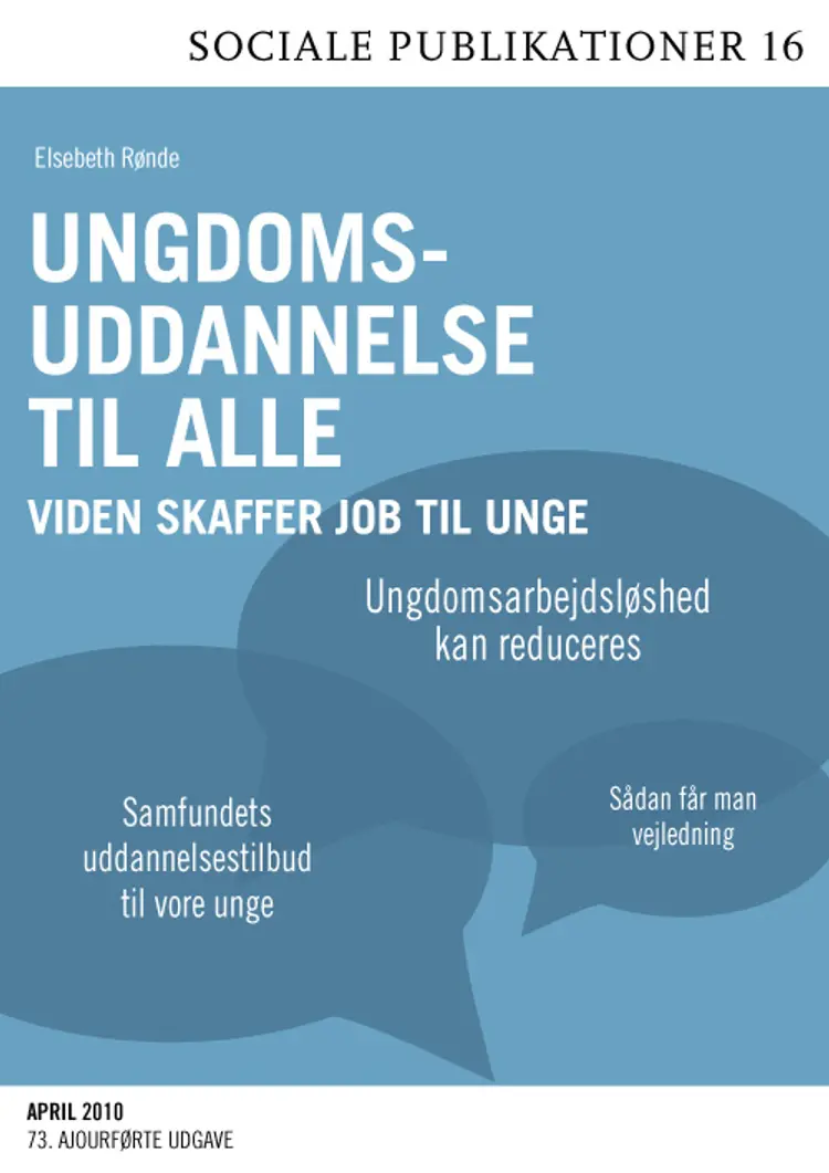 Ungdomsuddannelse til alle af Elsebeth Rønde