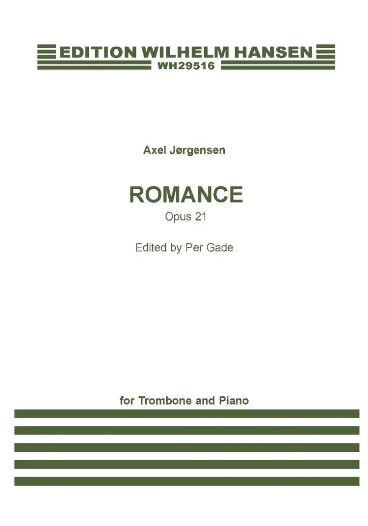 Romance for Trombone and Piano Op. 21 af Axel Jørgensen