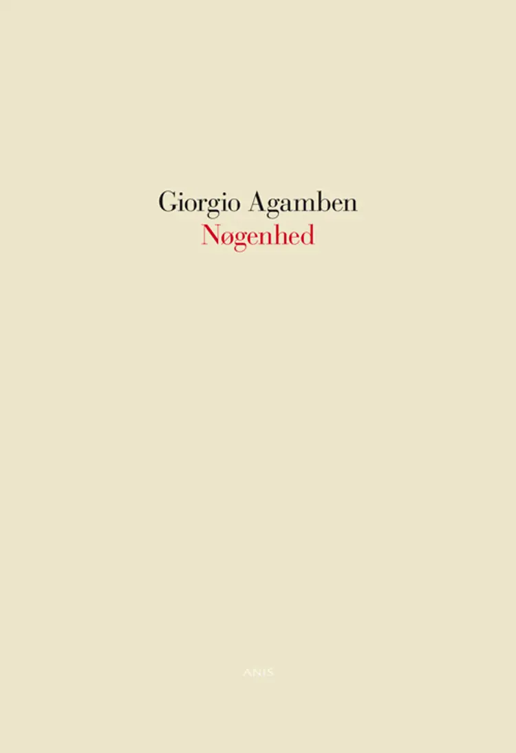 Nøgenhed af Giorgio Agamben