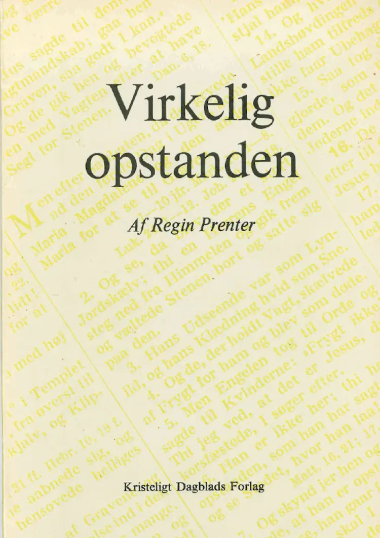 Virkelig opstanden af Regin Prenter