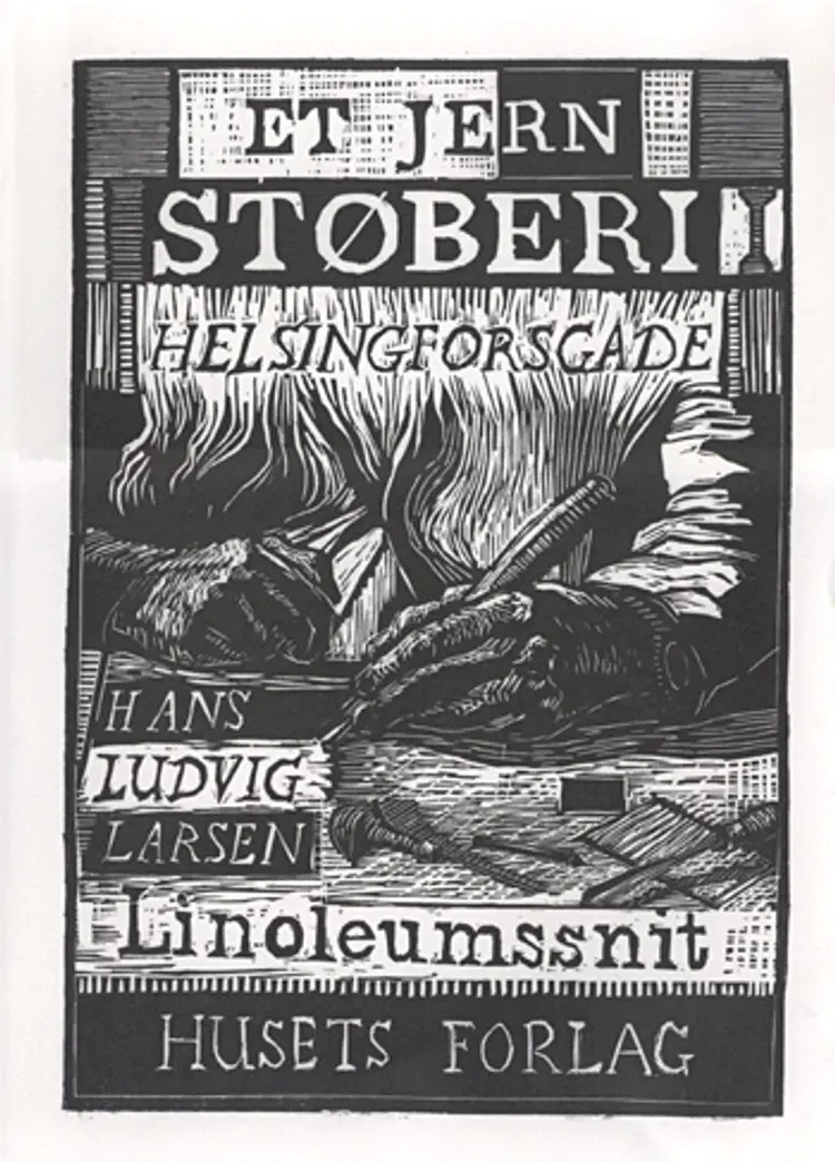 Et jernstøberi i Helsingforsgade af Hans Ludvig Larsen