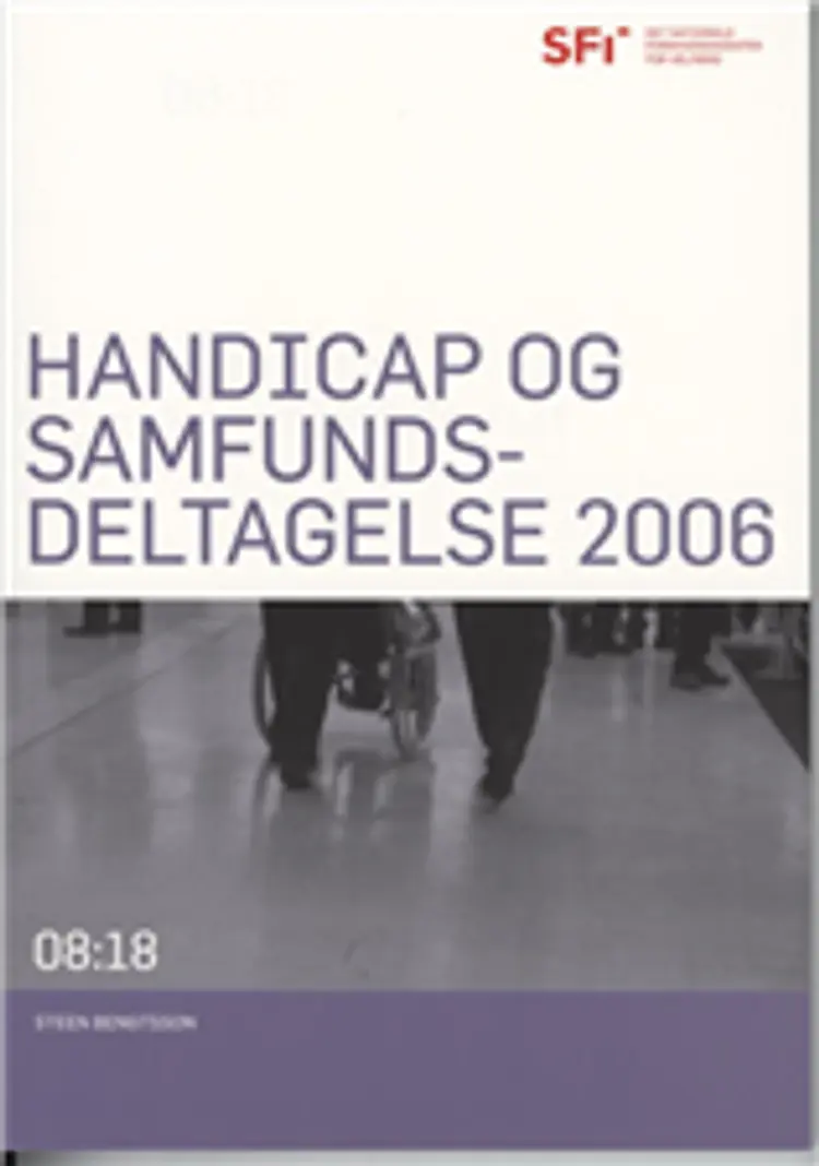 Handicap og samfundsdeltagelse 2006 af Steen Bengtsson