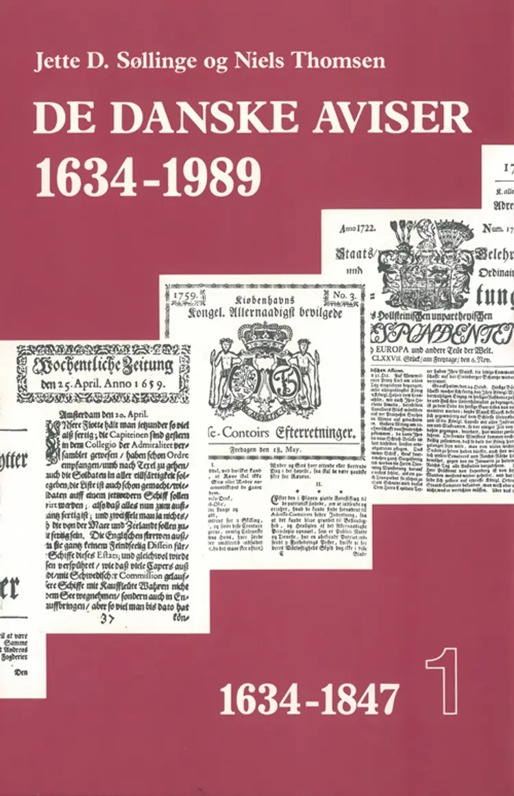 De danske aviser 1634-1989 (I) af Niels Thomsen