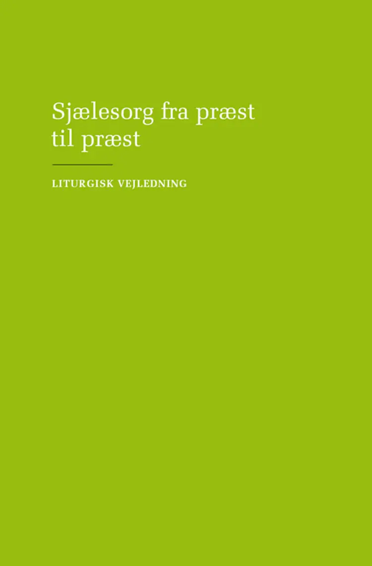 Sjælesorg fra præst til præst af Elisabeth B. Siemen
