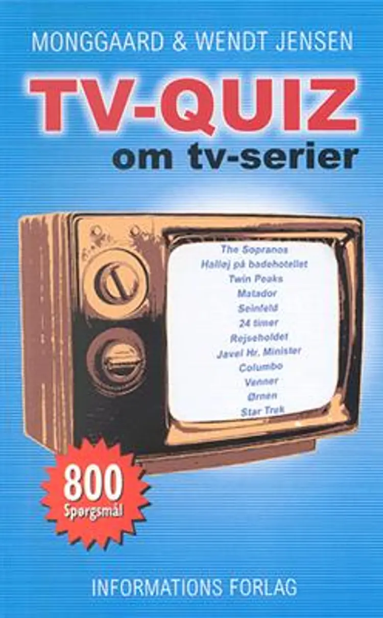 Tv-quiz om tv-serier af Christian Monggaard