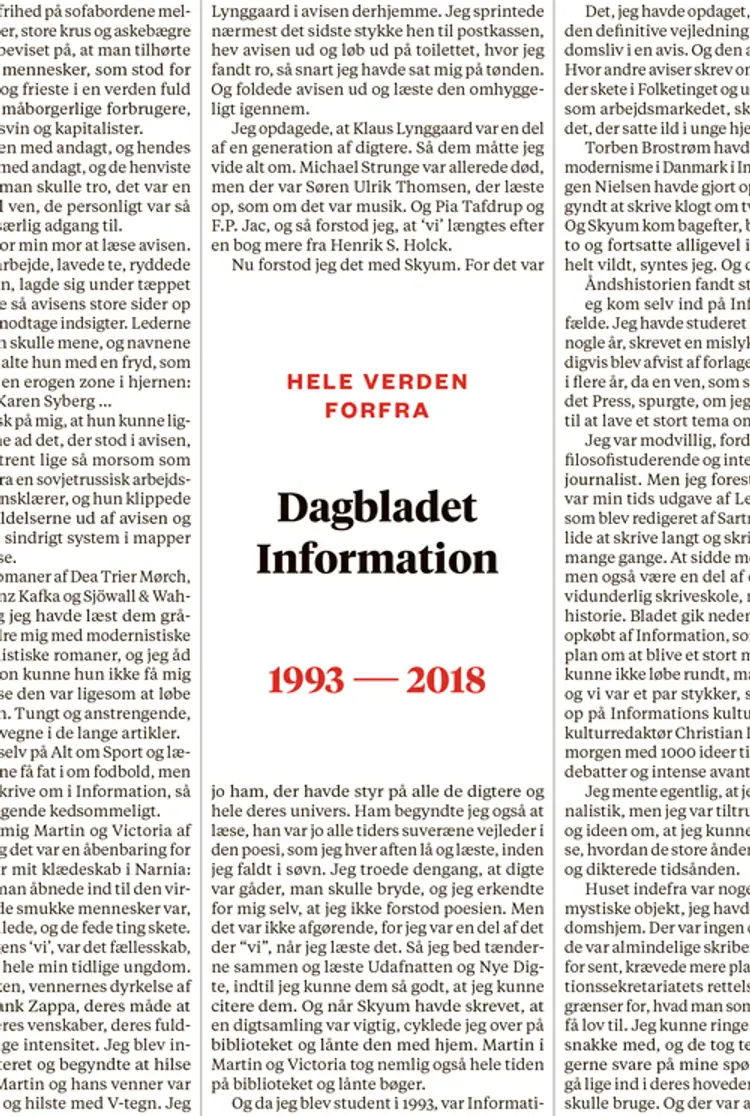 Hele verden forfra af Flere forfattere