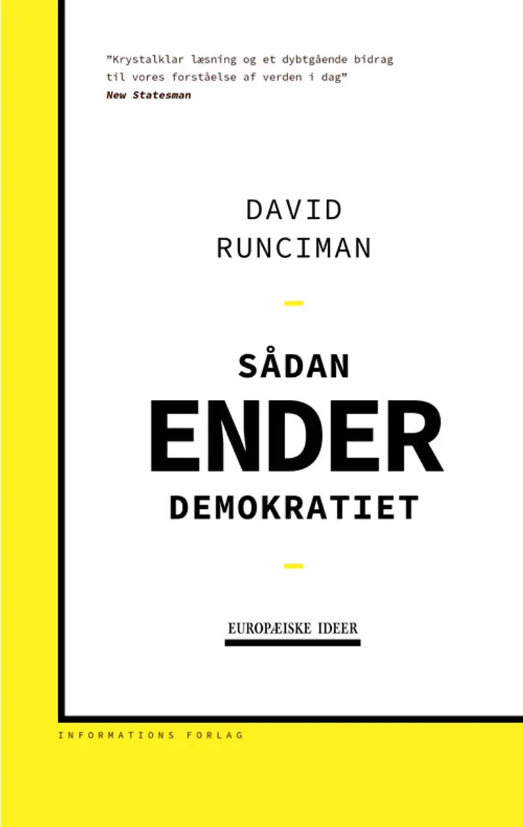 Sådan ender demokratiet af Iben Engelhardt Andersen