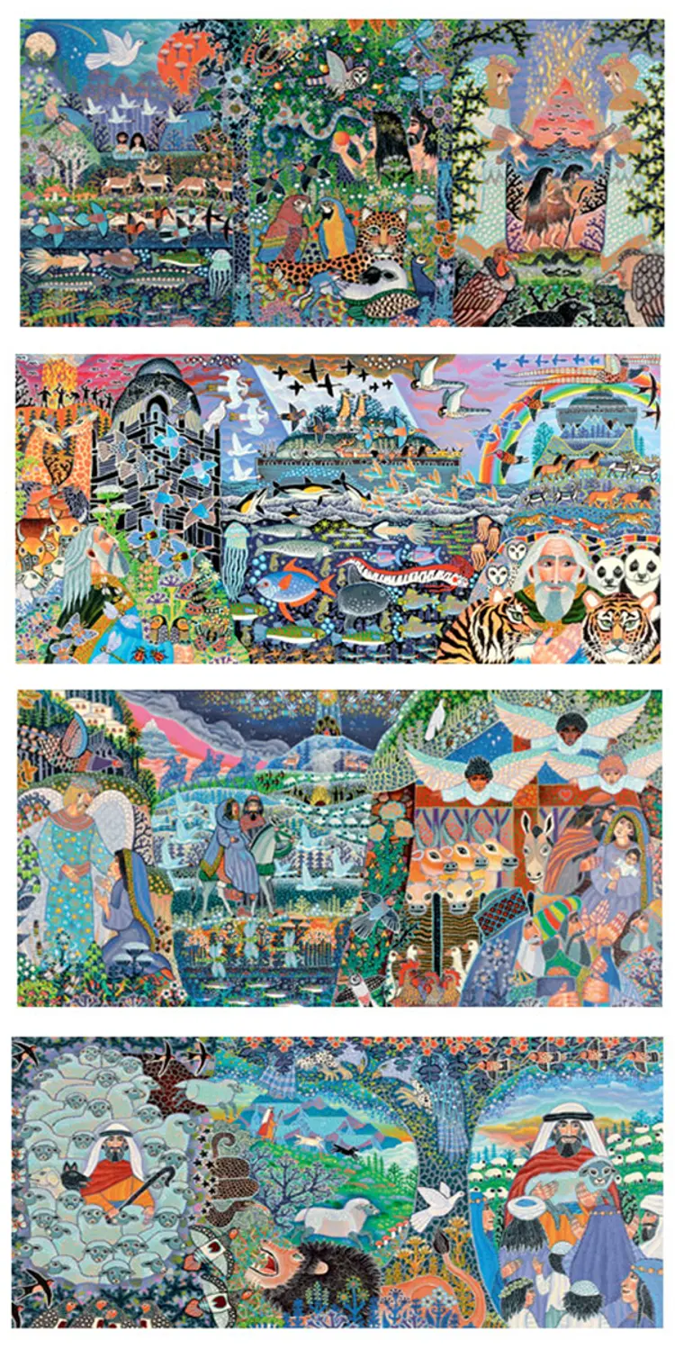 Kunstkort med illustrationer af Esben Hanefelt Kristensen