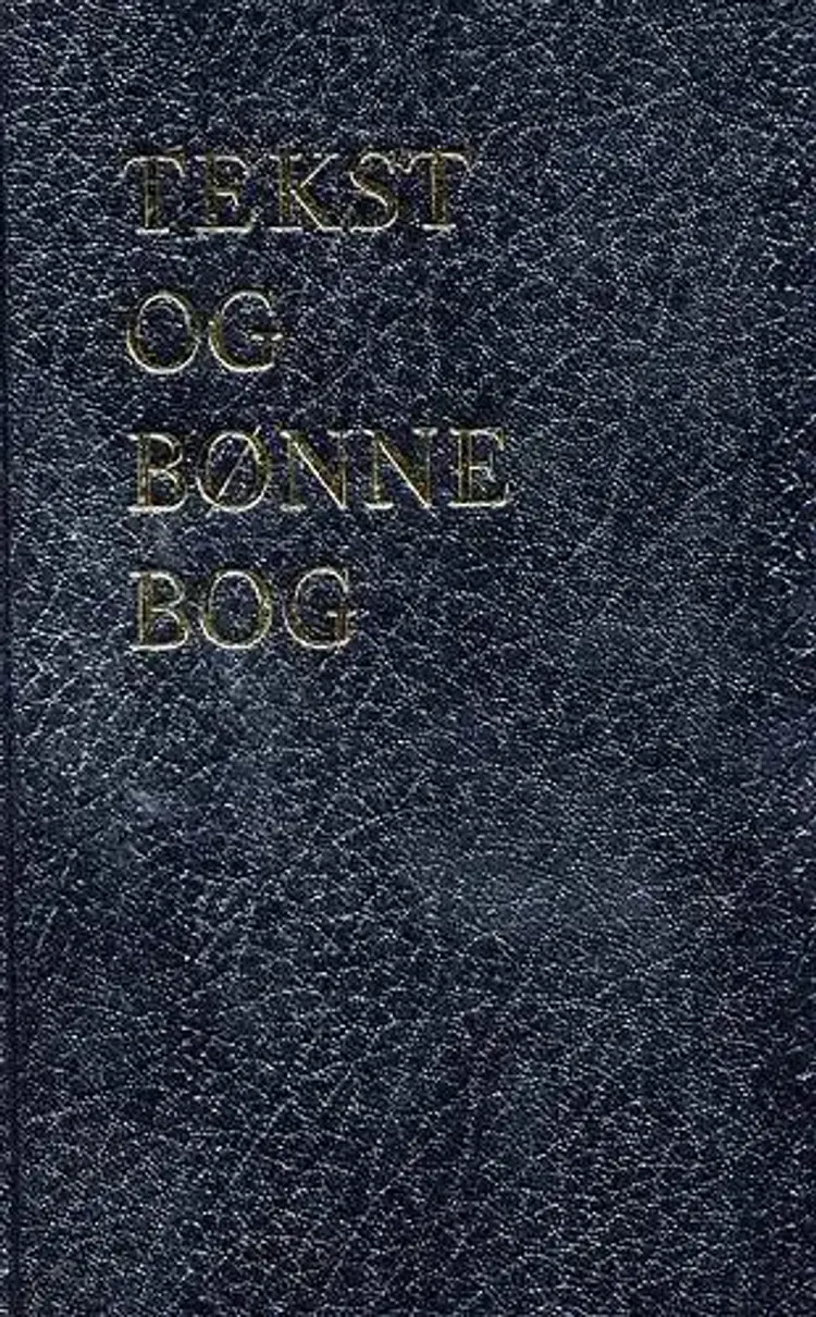 Tekst og bønne bog