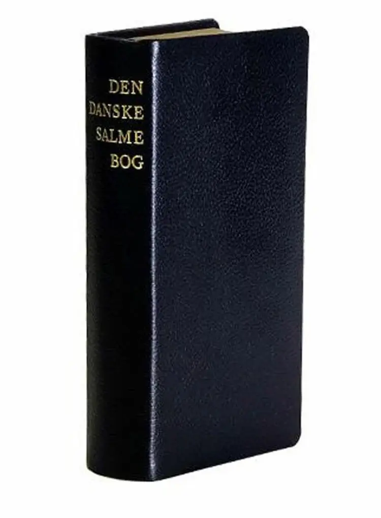 Den Danske Salmebog - Luksus sort, guldtryk på ryg