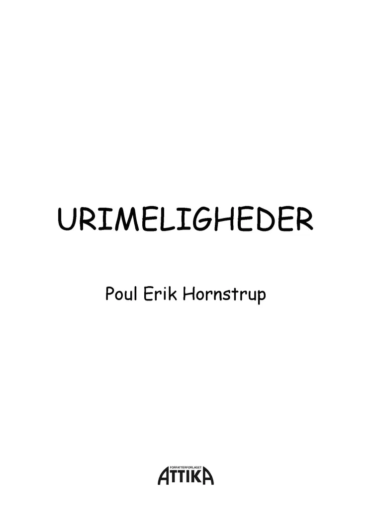 Urimeligheder af Poul Erik Hornstrup