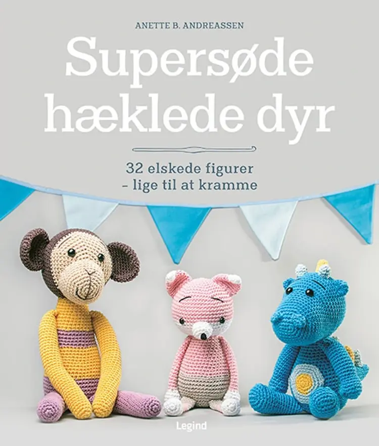 Supersøde hæklede dyr af Anette B. Andreassen