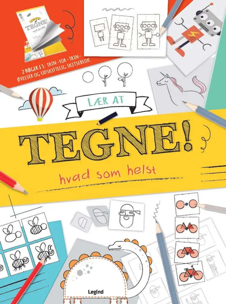 Lær at tegne - inkl. tegneblok af Chris Stanley