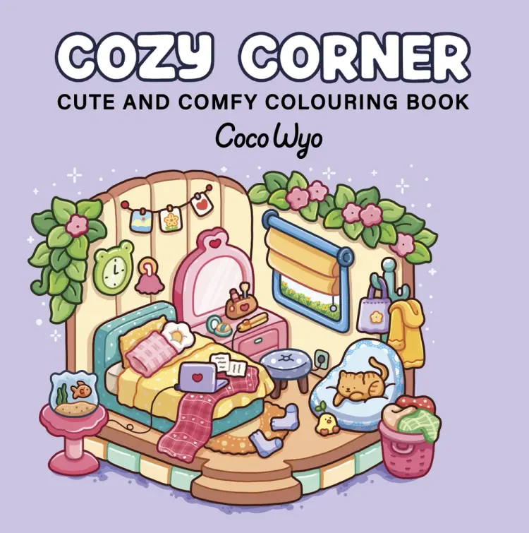 Malebog: Cozy Corner - Cozy Coloring af Coco Wyo