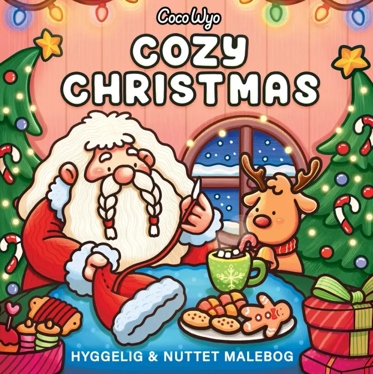 Malebog: Cozy Christmas - Cozy Coloring af Coco Wyo