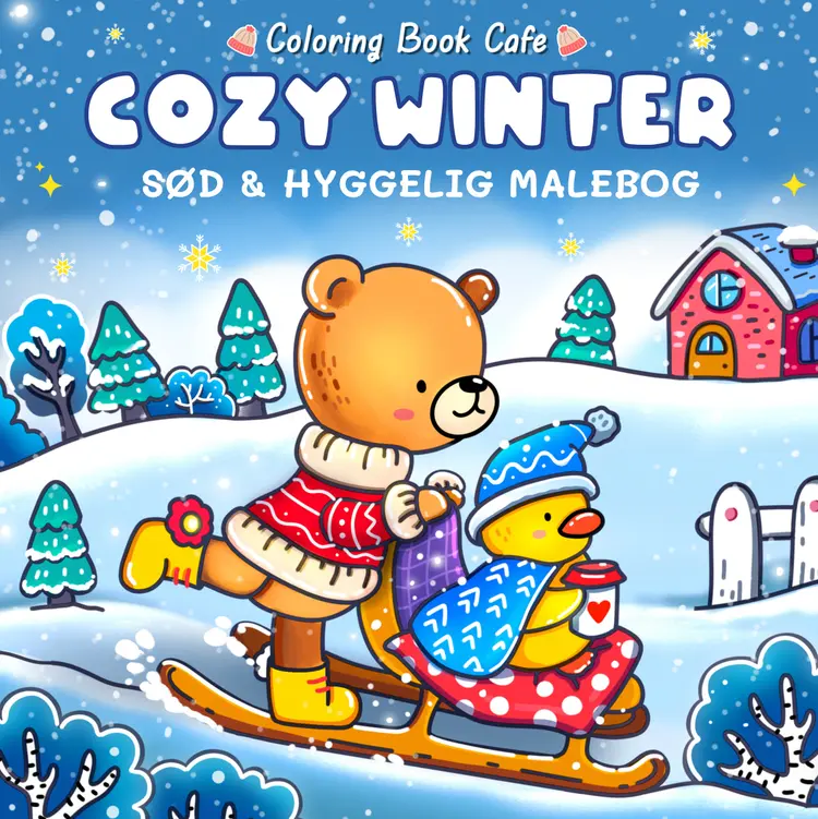 Malebog: Cozy Winter - Cozy Coloring af Coloring Book Café