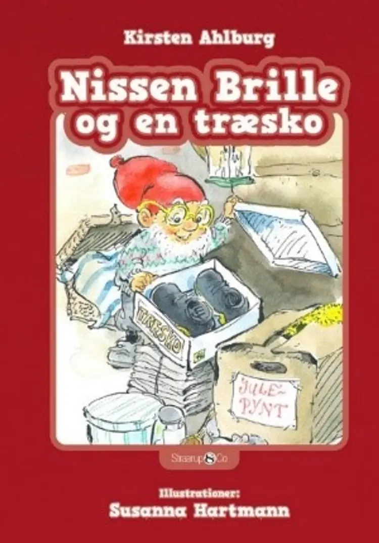Nissen Brille og en træsko af Kirsten Ahlburg