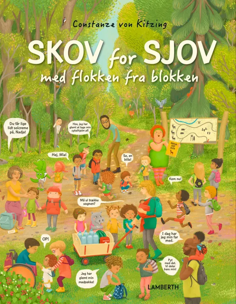 Skov for sjov med flokken fra blokken af Constanze Von Kitzing