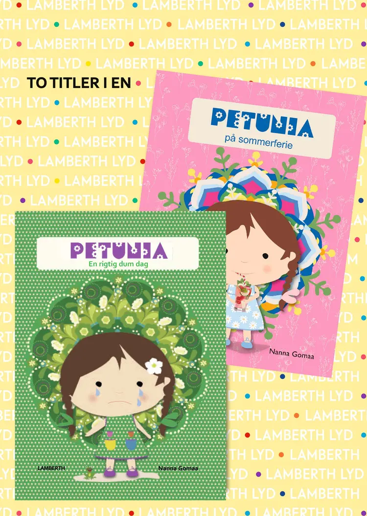 Petunia på sommerferie og Petunia - En rigtig dum dag af Nanna Gomaa