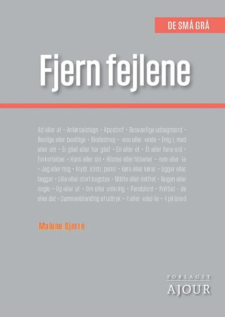 Fjern fejlene af Malene Bjerre