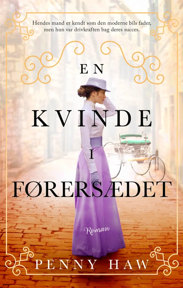En kvinde i førersædet af Penny Haw