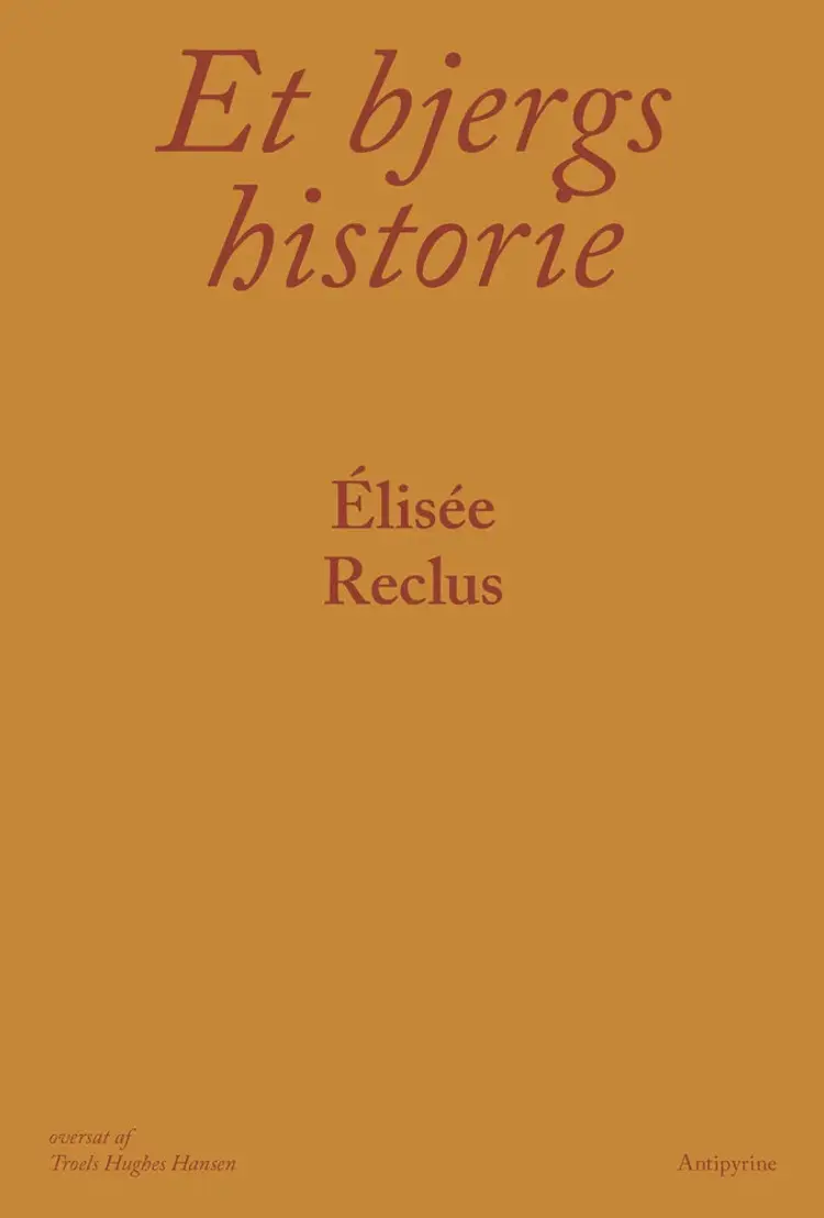 Et bjergs historie af Élisée Reclus