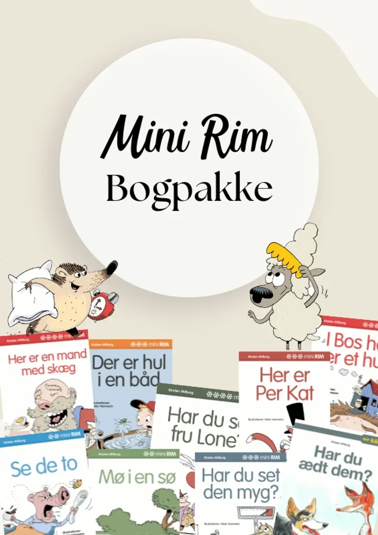 Mini Rim Bogpakke af Kirsten Ahlburg