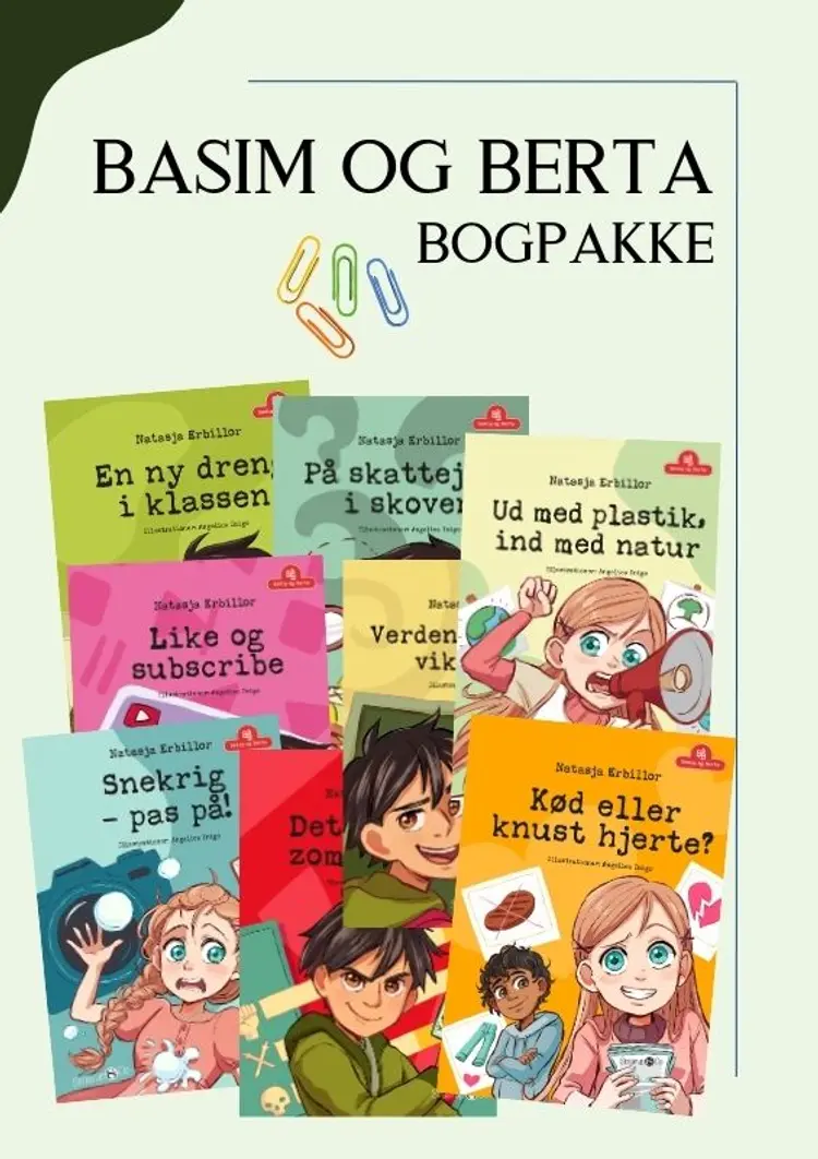 Basim og Berta Bogpakke af Natasja Erbillor