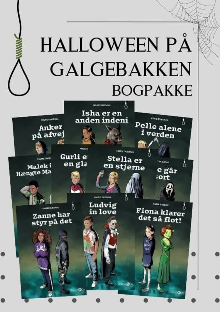 Halloween på Galgebakken Bogpakke af Marie Duedahl