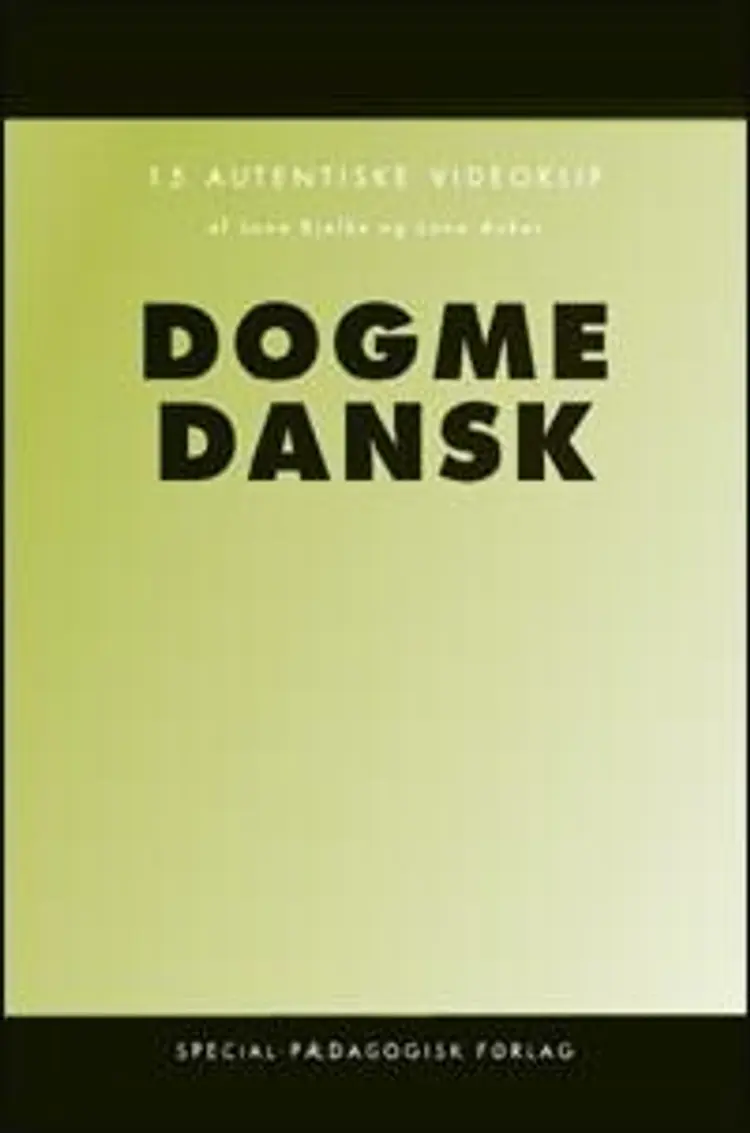 Dogme dansk cd-video af Lone Anker