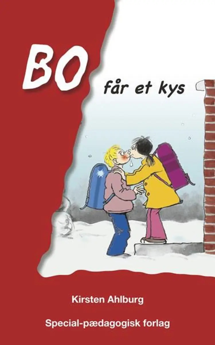 Bo får et kys af Kirsten Ahlburg