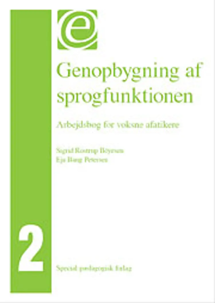 Genopbygning af sprogfunktionen 2 af Sigrid Rostrup Böyesen