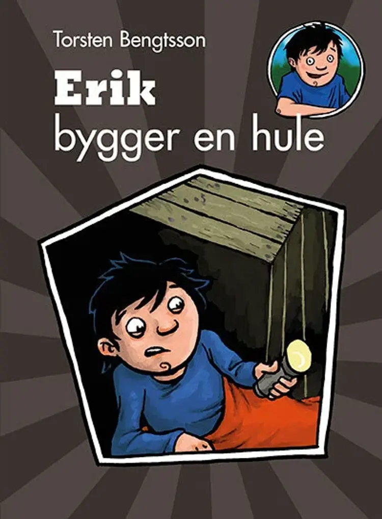 Erik bygger en hule af .