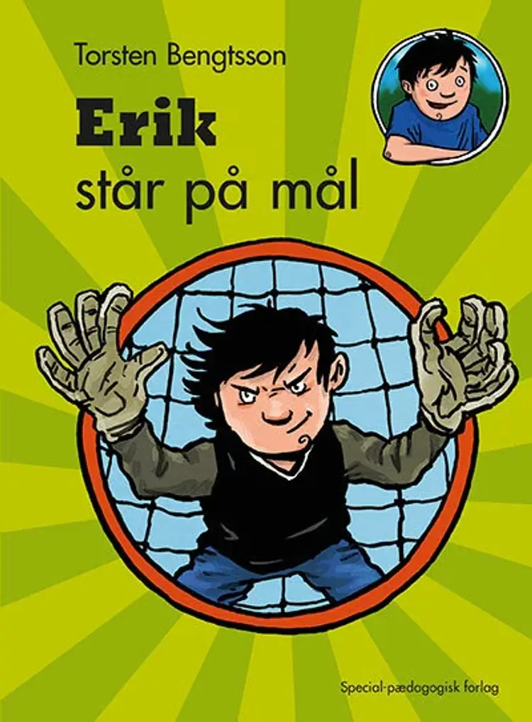 Erik står på mål af .
