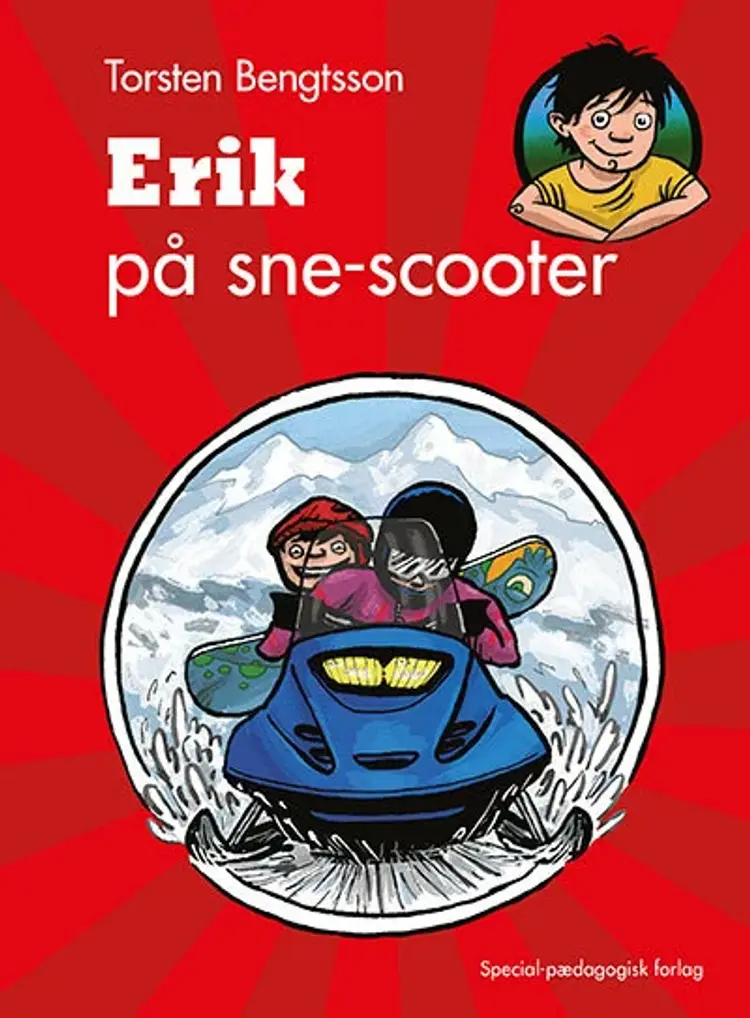 Erik på snescooter af .