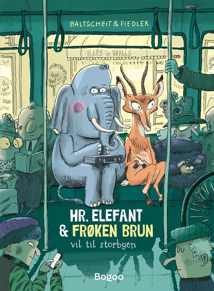 Hr. Elefant og frøken Brun vil til storbyen af Martin Baltscheit